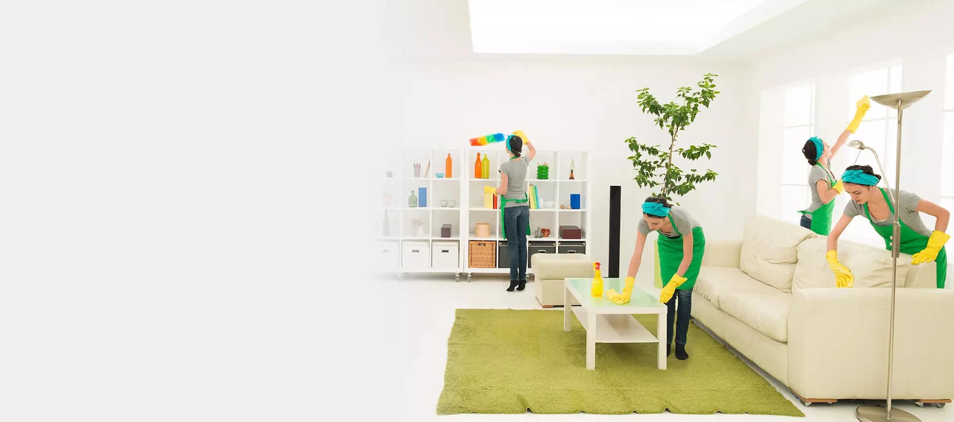 Professional house cleaning team in Sacramento California