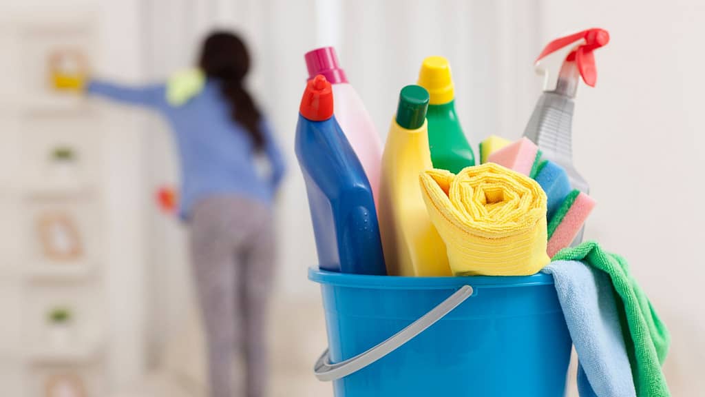 home cleaning supplies